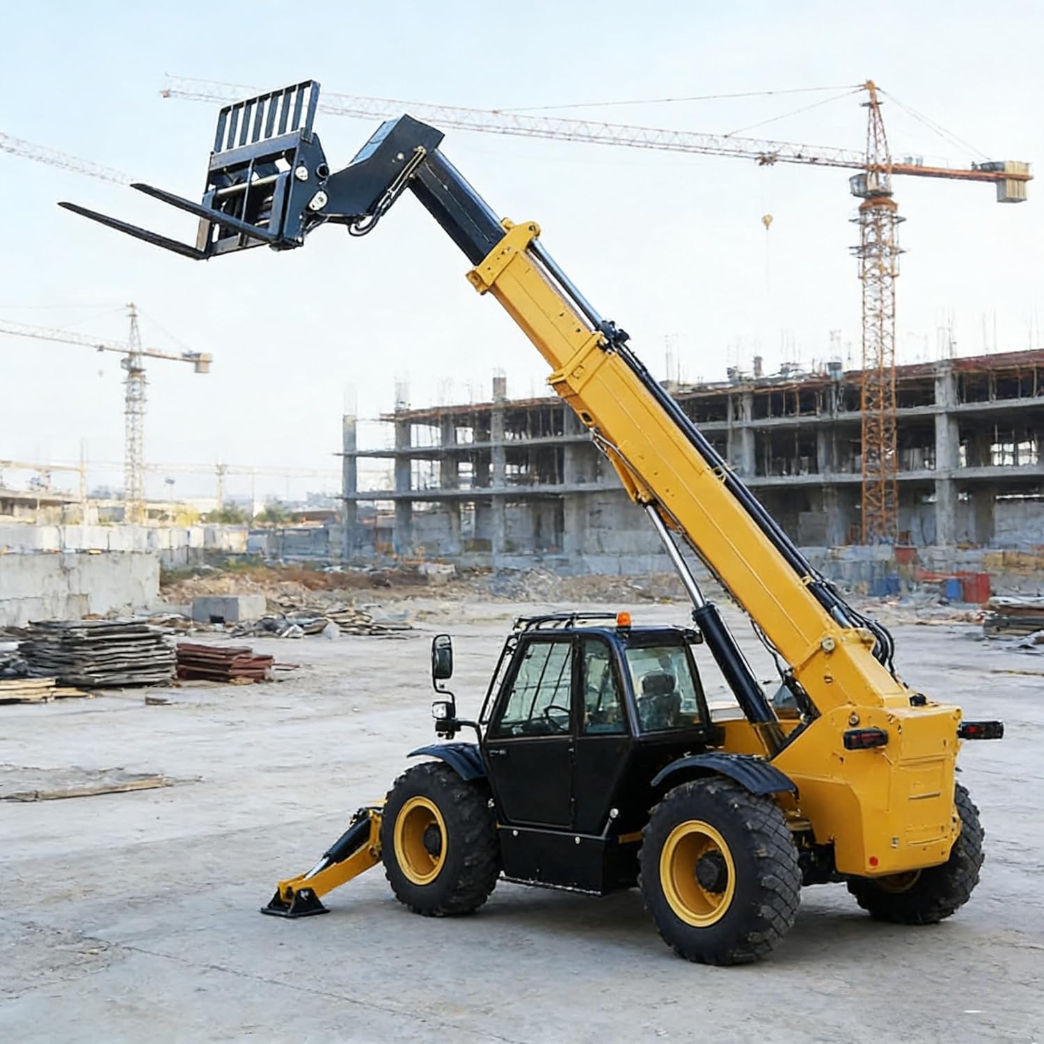 buy telescopic forklift,should I buy telescopic forklift,telescopic forklift vs rough terrain forklift,telescopic forklift pros cons,telescopic forklift worth buying,best telescopic forklift - detailed features and technical specifications
