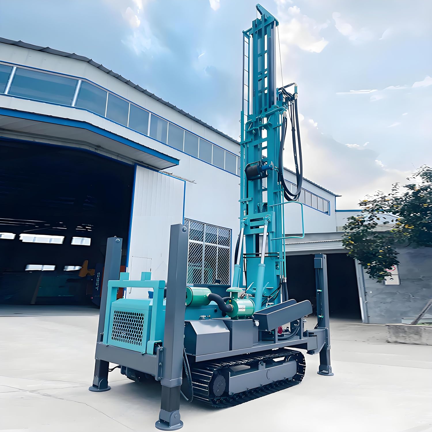 portable crawler water well drilling rig,crawler borehole drilling machine review,should I buy a portable water well drill rig,portable crawler drilling rig pros cons,best compact water well drilling rig,crawler drill rig worth buying unboxing and complete package contents