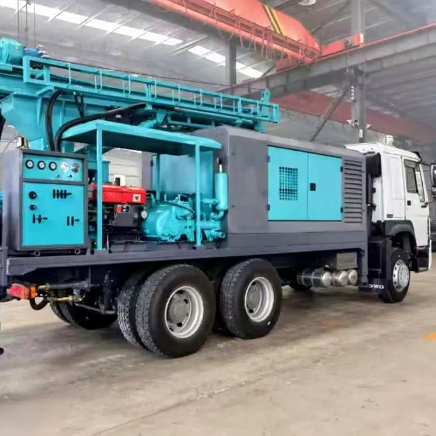truck-mounted water drilling rig,mobile water well drilling rig,water borehole drilling machine,should I buy truck mounted drill,truck mounted drilling rig pros cons,best mobile water drilling equipment unboxing and complete package contents