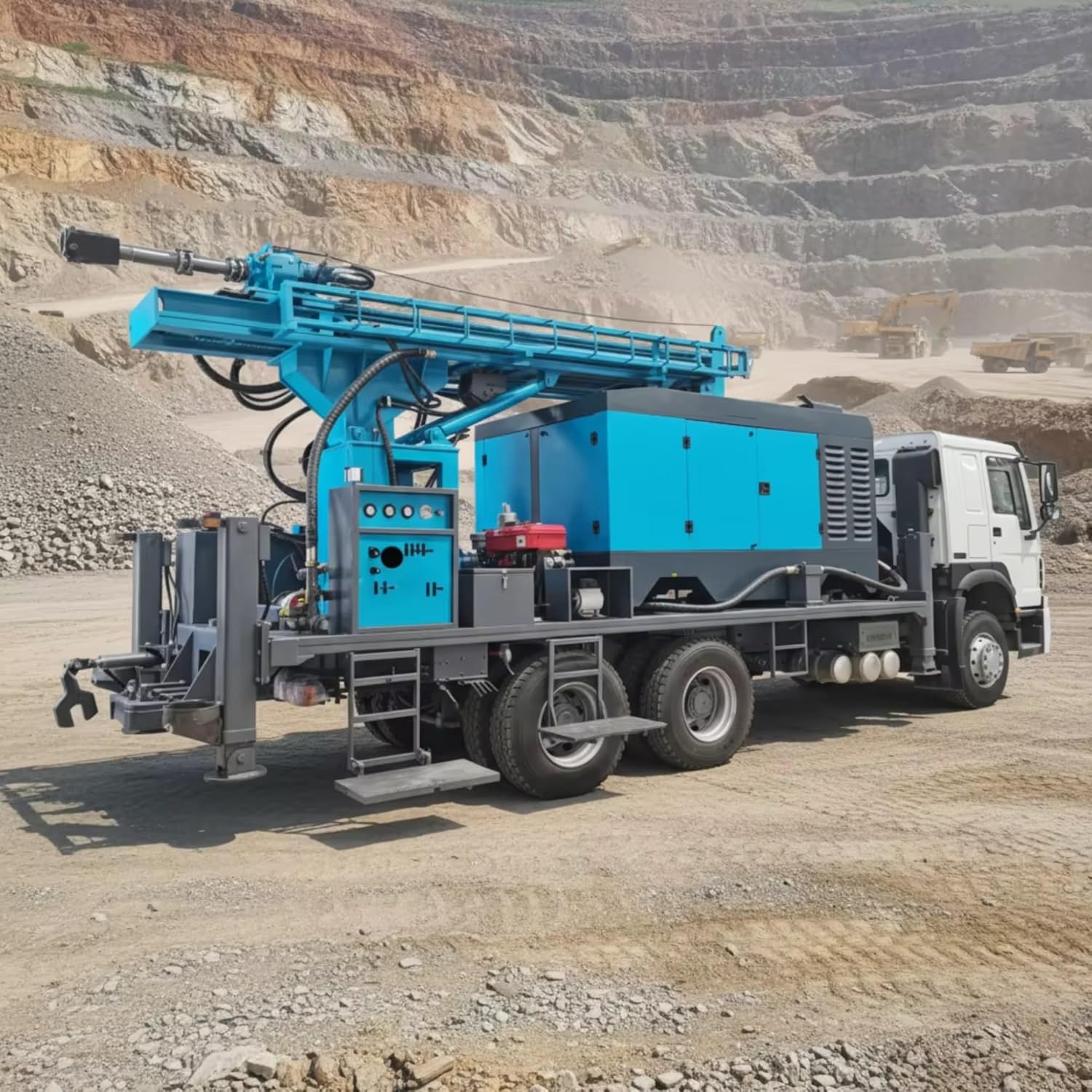 truck mounted water well drilling rig,hydraulic borehole drilling machine worth buying,truck mounted water well drilling rig pros cons,best water well drilling equipment for contractors,should i buy a truck mounted drilling rig,truck mounted deep well drill vs portable unboxing and complete package contents