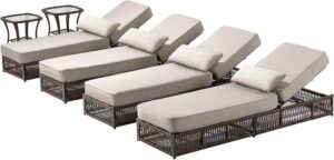 Image 1 of ACTREST patio chaise lounge review