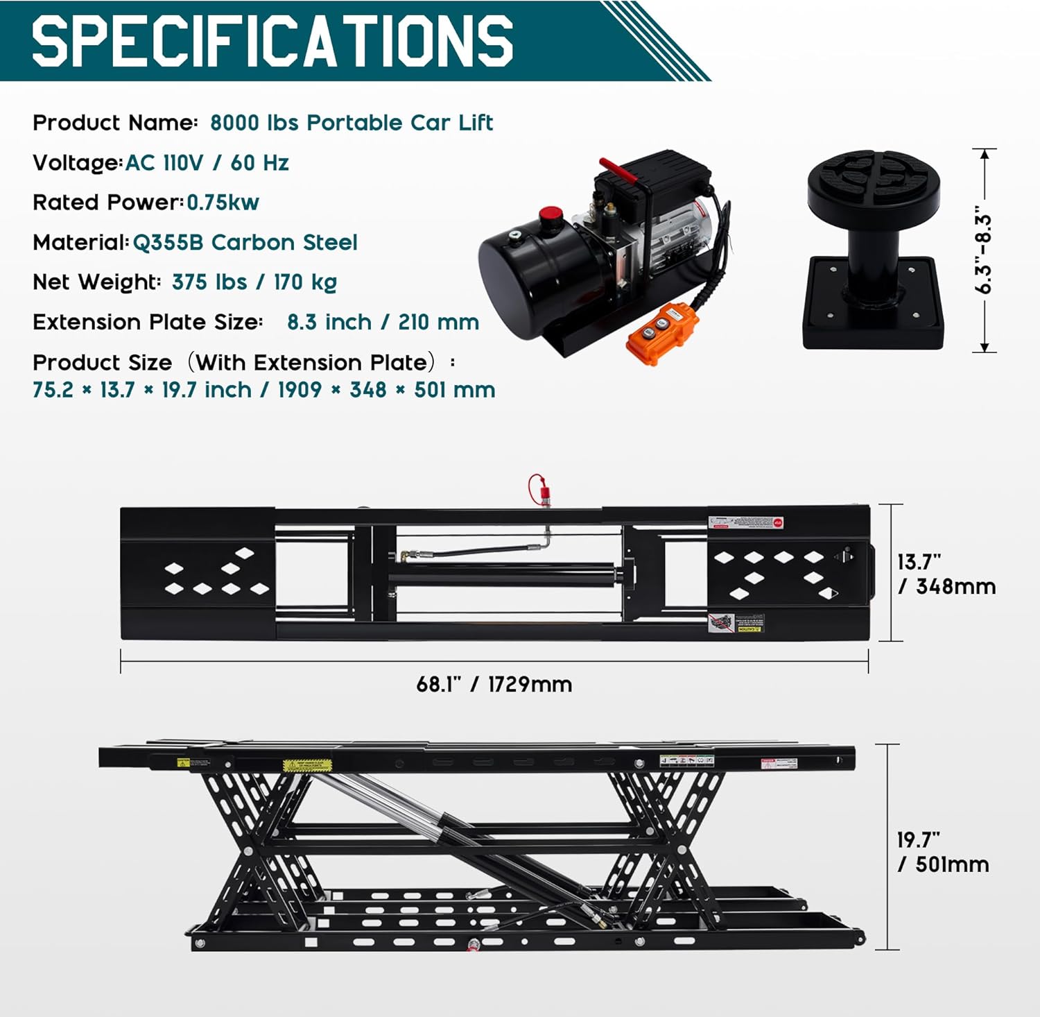 Albott 8000 LBS portable car lift review,Albott portable car lift review and rating,is Albott 8000 LB car lift worth buying,Albott car lift review pros cons,Albott 8000 LBS lift review honest opinion,Albott portable car lift review verdict unboxing and complete package contents