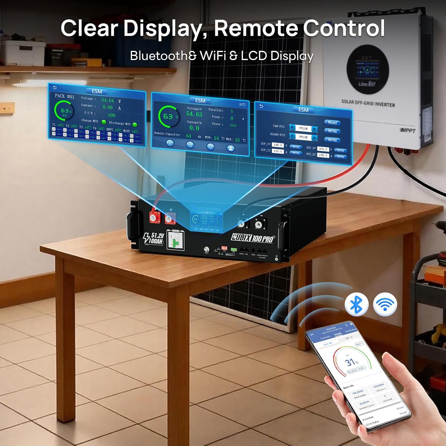 ECO-WORTHY 48V 100Ah Pro review,ECO-WORTHY server rack battery worth buying,ECO-WORTHY 48V 100Ah Pro vs EG4,ECO-WORTHY low temp charging pros cons,best LiFePO4 server rack battery,ECO-WORTHY Pro battery Bluetooth WiFi performance testing and real-world results
