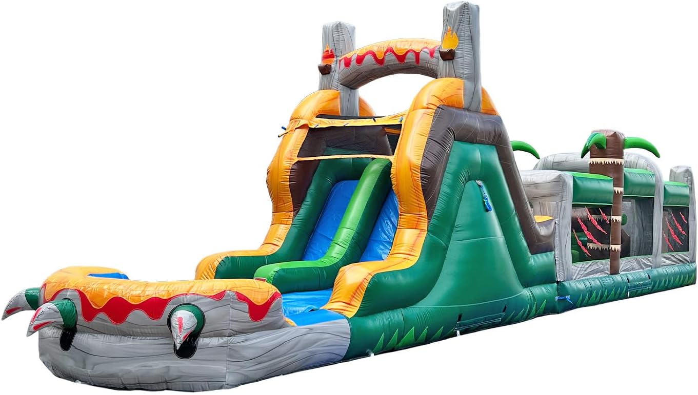 HeroKiddo T-Rex inflatable obstacle course review,HeroKiddo T-Rex obstacle course review and rating,HeroKiddo inflatable water slide review worth buying,HeroKiddo T-Rex obstacle course review pros cons,HeroKiddo inflatable course review honest opinion,HeroKiddo T-Rex slide review verdict - detailed features and technical specifications