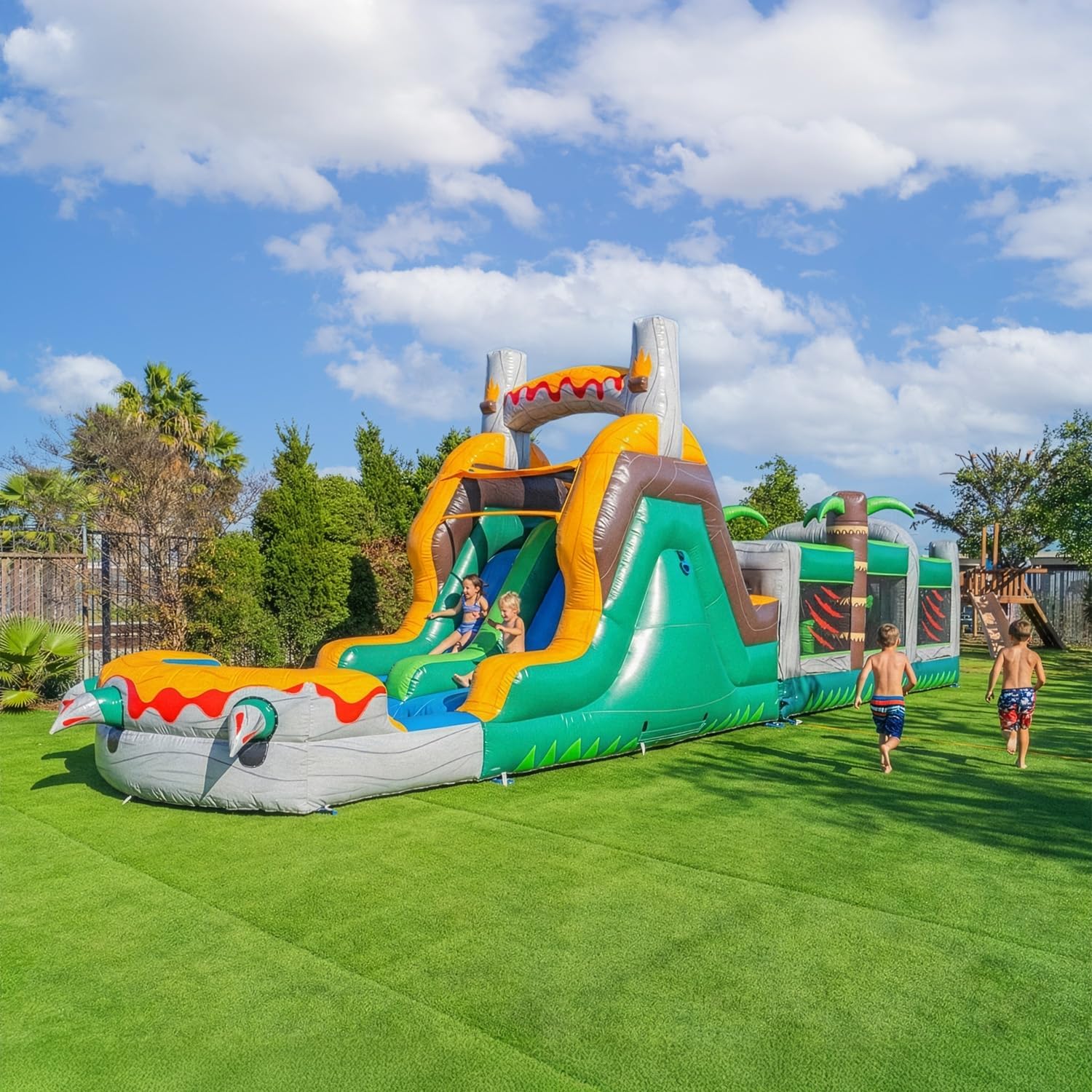 Step-by-step guide for HeroKiddo T-Rex inflatable obstacle course review,HeroKiddo T-Rex obstacle course review and rating,HeroKiddo inflatable water slide review worth buying,HeroKiddo T-Rex obstacle course review pros cons,HeroKiddo inflatable course review honest opinion,HeroKiddo T-Rex slide review verdict - complete tutorial