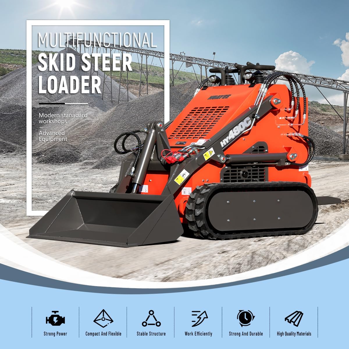 Step-by-step guide for buy HUAYEE HY480C mini skid steer,HUAYEE HY480C mini skid steer review,HUAYEE mini skid steer vs alternatives,HY480C mini skid steer pros cons,best tracked mini skid steer,HUAYEE HY480C worth buying - complete tutorial