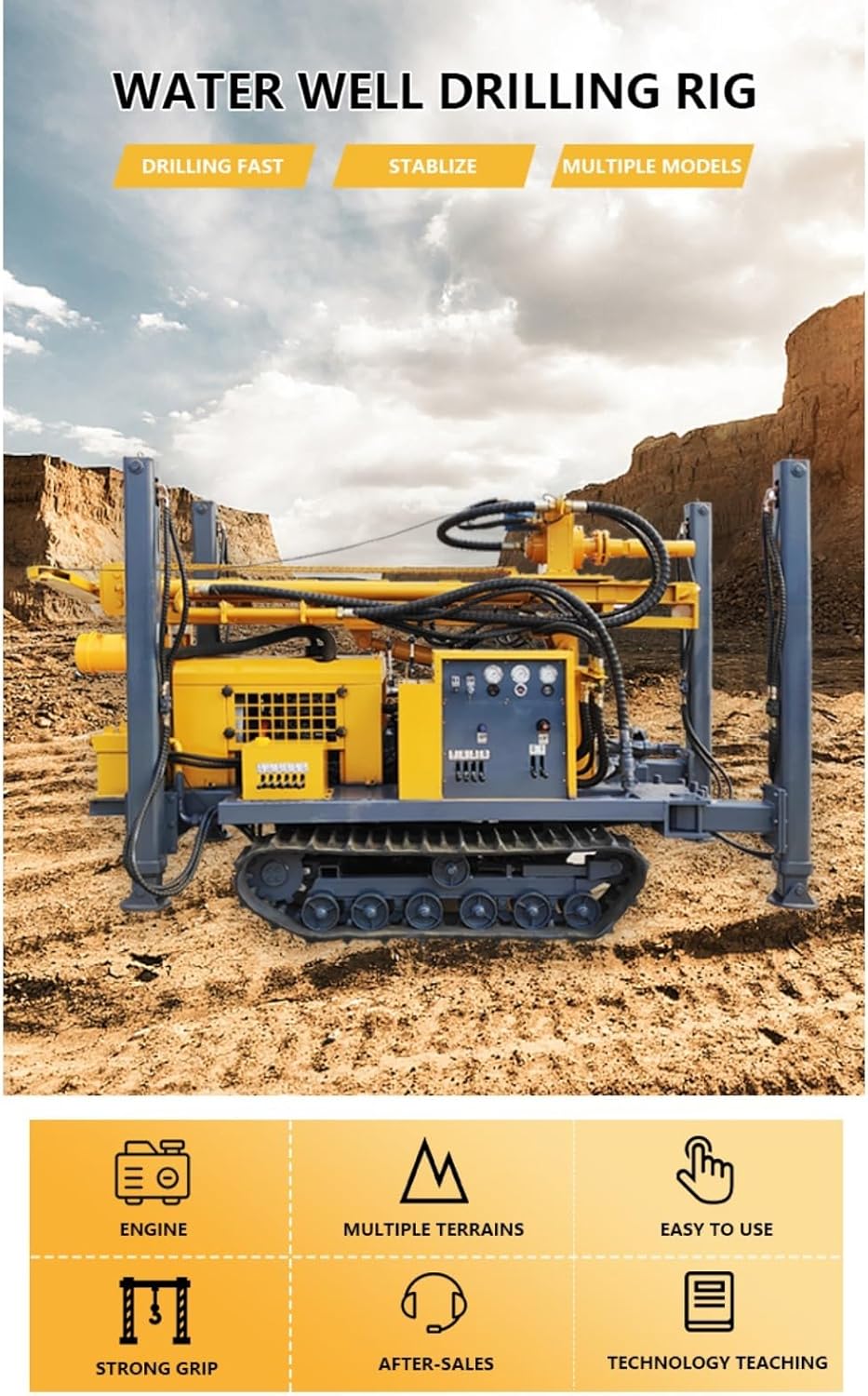 buy dual-power water well drilling rig,should I buy a water well drilling rig,dual-power well drilling rig pros cons,best water well drilling machine,water well drilling rig worth buying,pneumatic water well drill vs alternatives unboxing and complete package contents