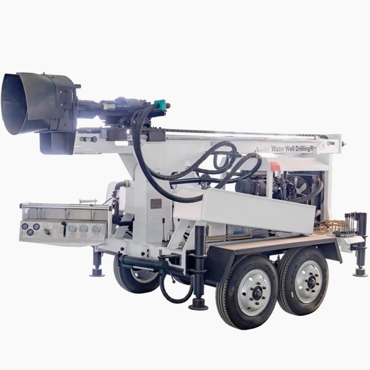 buy portable water well drilling rig,water well drilling machine for farm,portable borehole drilling machine pros cons,should I buy a portable well drilling rig,hydraulic well drilling rig vs alternative,best drilling rig for rural water supply - detailed features and technical specifications