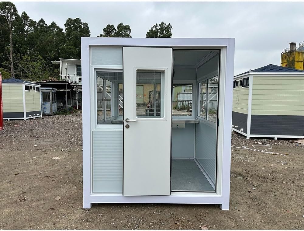 buy security booth with ac heating,portable guardhouse with ac and heat worth buying,security booth pros cons,outdoor guard shack with ac vs portable office,should I buy a guard booth with hvac,best security booth for parking lots unboxing and complete package contents