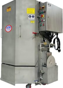 Image 1 of stainless steel spray wash cabinet