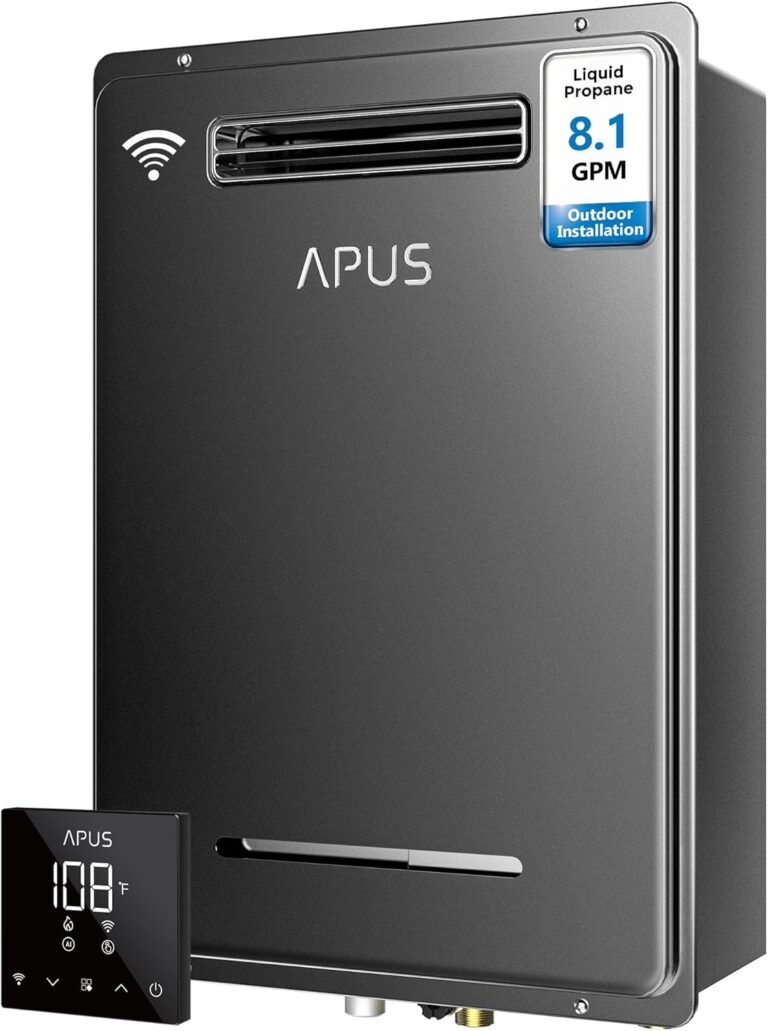 APUS 190,000 BTU Tankless Water Heater Review: Honest Pros & Cons 2 Image 1 of APUS 190-000 BTU tankless water heater review
