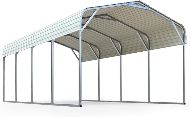 Quictent 12x20 ft Carport Review: Hard Top Pros & Cons 8 Image 1 of quictent 12x20 ft carport review